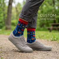 Chaussettes en coton amusantes et colorées unisexes pour femmes, chaussettes Cmax, chaussettes en coton, chaussettes mi-mollet, chaussettes personnalisées pour femmes
