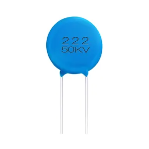 Ultra High Capacity Capacitor High Capacity Condensator Ultra High Voltage Capacitor 50kv 222 High Voltage Ceramic Capacitor 2.2nf 50kv