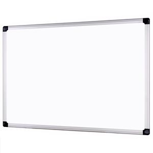 Double-sided dry-erase magnetic <b>whiteboard</b> with aluminum frame wall design; customized MDF and cardboard materials school board - Product Image 6