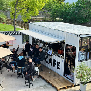 Street Café Mobile Breakfast Shop Portable Choisissez la taille Conteneur sur mesure Petite maison - Product Image 6