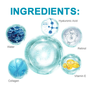 Label pribadi Vegan Retinol Krim Wajah asam Hyaluronic organik untuk kulit bercahaya pemutih pelembap semua jenis kulit - Product Image 3
