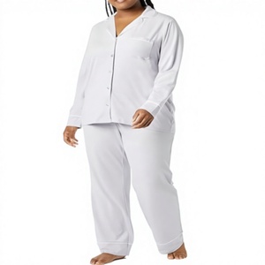 Ensemble décontracté 2 pièces pour femme, en tricot 100% coton, manches longues, couleur unie, col en V plissé, boutonné, design personnalisé, mignon, OEM, vente en gros - Product Image 5
