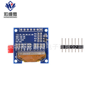 Module d'affichage OLED Hongwei Micro 0,96 pouce, interface SPI IIC, montage sur carte PCB HW-236C - Product Image 3
