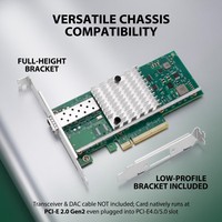 Carte réseau en fibre optique TISHRIC SFP Intel I210, adaptateur Ethernet Gigabit PCIe X1 1000 Mbps, carte réseau à port unique pour serveur et ordinateur de bureau