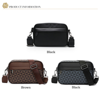 10 Stuks Custom Hoge Kwaliteit Custom Logo Messenger Bags Lederen Custom Reis Schoudertas Telefoon Crossbody Tassen Voor Mannen