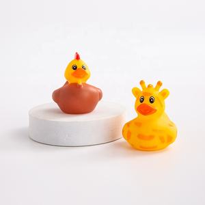 Заводская распродажа, оптовая продажа, разные стили, резиновые утки, смешанные Игрушки для ванны, желтые утки, животные, утки - Product Image 6