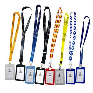 Porte-badge d'identification personnalisé OEM avec impression, porte-carte d'identité, lanières avec votre propre logo - Product Image 1
