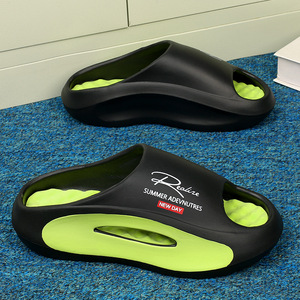 Nuevas sandalias deportivas de verano Eva con suela gruesa y elevada, antideslizantes, desodorantes, para hombre y mujer, de interior y exterior, de moda, de una sola tira, huecas - Product Image 3
