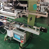 Halbautomatische Siebdruckmaschine Kleine Rotations-Zylinder-Kurven-Siebdruckmaschine für Angelruten