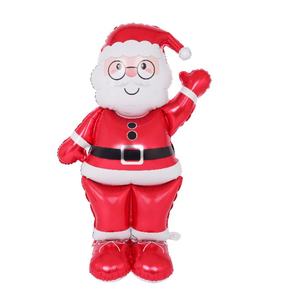 Ballons de Noël en aluminium-Grande taille, 1.2 mètres de haut Père Noël bonhomme en pain d'épice, soldat en noyer. - Product Image 5