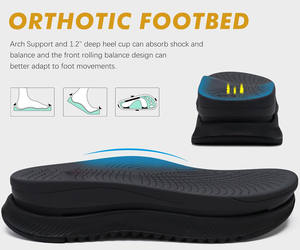 Sandales de randonnée soutien de la voûte plantaire homme sandales de marche maille respirante plage récupération <span class=keywords><strong>orthopédique</strong></span> diapositives de sport sangle réglable - Product Image 3