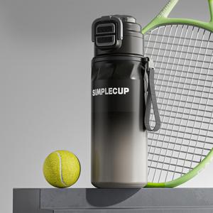 High Quality Outdoor Cycling Running Sports 316 Stainless Steel Thermos Vacuum Large Capacity Water <b>Bottle</b> With Straw - Product Image 6
