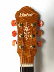 กีตาร์โปร่ง OSTEN TE8-S รุ่นไฮเอนด์ ทรงคัทอะเวย์ ไม้หน้าแคนาดาไทเกอร์เมเปิล เงาสูง ขนาด 40 นิ้ว พร้อม EQ 4 แบนด์ สายเหล็ก 6 เส้น - Product Image 5