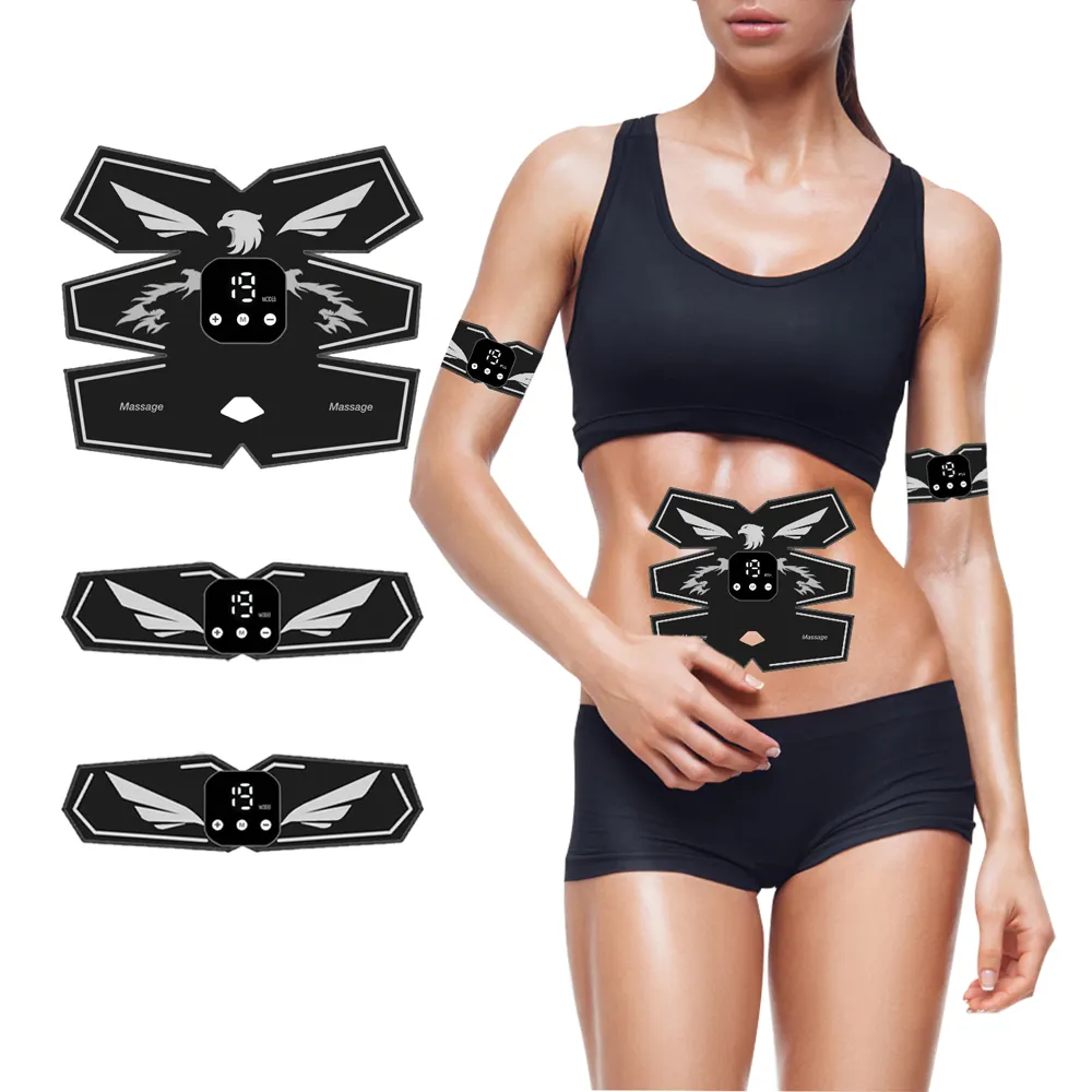 Ems minceur masseur abdominal Portable sport Fitness charge intelligente Abs bras Stimulation patch d'entraînement