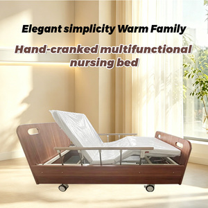 Camas de Hospital Manuales Multifuncionales para el Cuidado de Pacientes, Cama Médica Manual de 2 Funciones para Hospitales - Product Image 5