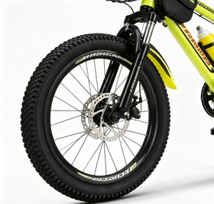 Nuova Bicicletta da Montagna con Pneumatici Larghi - Mountain Bike con Freni a Doppio Disco e Ammortizzatori - con Cestino Portaoggetti - Product Image 4