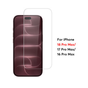 ฟิล์มกันรอยกระจกนิรภัยใส HD เคลือบอลูมิเนียมคุณภาพสูง สำหรับ <span class=keywords><strong>iPhone</strong></span> 18 Pro 18 Pro Max - Product Image 2