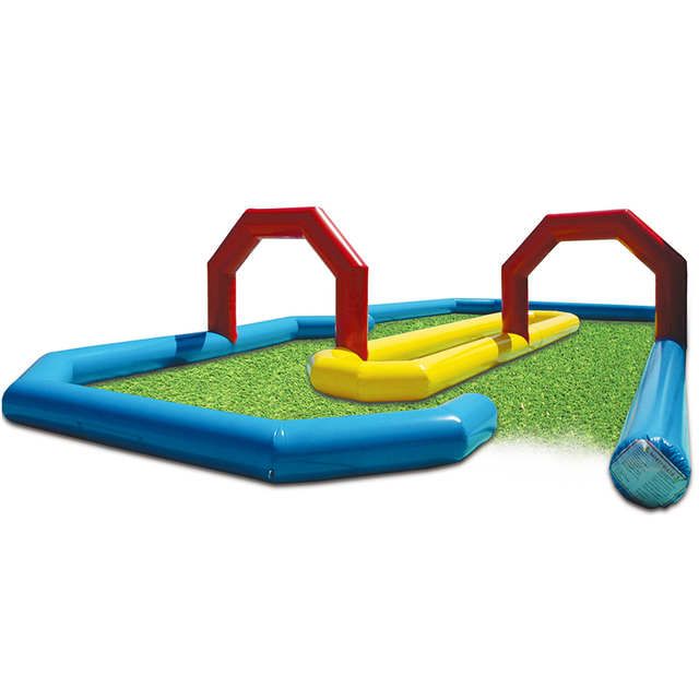 Durable Interactive Game Adult Inflatable RC Car Race Way Track