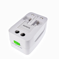 Adaptador de Corriente Universal, Multifuncional, Estándar de EE. UU., UE y Reino Unido, Adaptador de Viaje