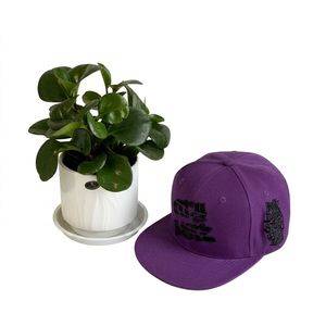 Casquette Snapback Structurée 6 Panneaux 100% Coton Personnalisée OEM de Haute Qualité avec Logo Brodé Unisexe Adulte Quatre Saisons Style Européen - Product Image 3
