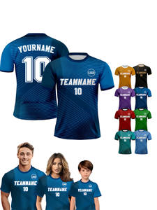 OEM Custom jersey sepak bola untuk pria personalisasi jersey biru sublimasi seragam sepak bola otentik seragam sepak bola - Product Image 2