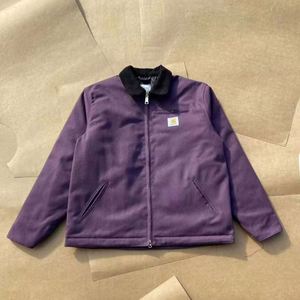 Giacca Invernale da <span class=keywords><strong>Lavoro</strong></span> Casual Retrò in Denim da <span class=keywords><strong>Uomo</strong></span>, Giacca da Camionista in Tela, Abbigliamento da <span class=keywords><strong>Lavoro</strong></span> da <span class=keywords><strong>Uomo</strong></span>, Giacca Calda e Confortevole - Product Image 2