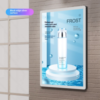 Boîte à lumière LED mince avec cadre en aluminium et étanche IPX3 pour l'affichage de photos et de posters publicitaires à domicile