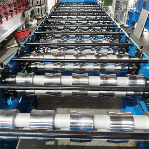 Máquina perfiladora <span class=keywords><strong>de</strong></span> chapa <span class=keywords><strong>para</strong></span> techos TR4 <span class=keywords><strong>para</strong></span> tejas <span class=keywords><strong>de</strong></span> pared y techo, 1200 mm <span class=keywords><strong>de</strong></span> ancho <span class=keywords><strong>de</strong></span> alimentación, motor metálico <span class=keywords><strong>de</strong></span> una sola capa, <span class=keywords><strong>acero</strong></span> con esmalte <span class=keywords><strong>de</strong></span> color. - Product Image 5