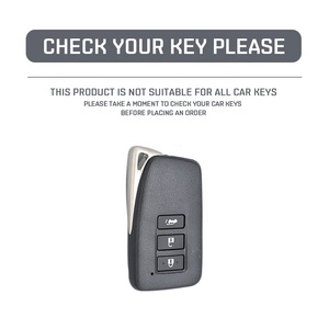 Housse de protection de clé de voiture en cuir en alliage d'aluminium exclusif en gros d'usine pour Lexus CT200h ES 300h IS250 GX400 <span class=keywords><strong>RX270</strong></span> - Product Image 2