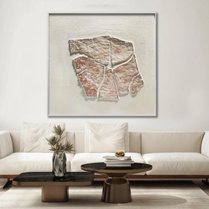 Pintura Acrílica Abstracta de Naturaleza Muerta sobre Lienzo, Arte Hecho a Mano con Textura 3D de Yeso, Decoración para Pasillo y Sala de Estar - Product Image 2