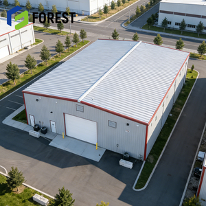 Taller con Estructura de Acero Resistente a la Corrosión en Canadá con Viga en I, Almacén Frigorífico Sostenible en Francia con Aislamiento de Lana de Roca - Product Image 1