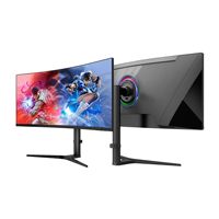 Monitor LED para PC de 34 Pulgadas sin Marco, Resolución 2.5k, 120hz 144hz 165hz, FreeSync, Pantalla Curva para Juegos