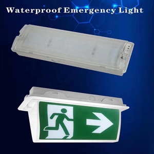 Luz de salida de luz de emergencia Led recargable de 6W de Venta caliente con lámpara de salida de emergencia de cuerpo de plástico de dos cabezas redondas - Product Image 6