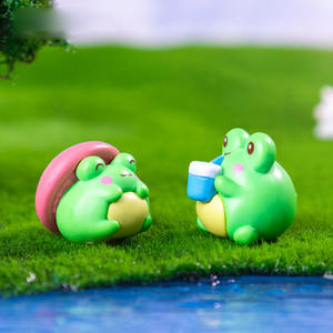 ตุ๊กตากบจิ๋วขา<span class=keywords><strong>ย</strong></span>ส่ง ตุ๊กตากบเรซิ่นน่ารักพร้อมหมวกเห็ด เป็ดลอ<span class=keywords><strong>ย</strong></span>น้ำ สำหรับตกแต่ง<span class=keywords><strong>สวน</strong></span>เทพนิยายและตู้เลี้<span class=keywords><strong>ย</strong></span>งสัตว์ขนาดเล็ก - Product Image 5