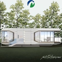 Boutique mobile extensible en vente, 10 pieds, 20 pieds, cadre en acier écologique, bar de conteneurs contemporain, café, villa modulaire de parc