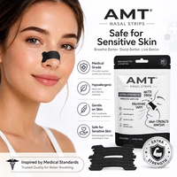 30 Bandes Nasales Anti-Ronflement Personnalisables avec Logo – Améliore la Respiration et la Ventilation – Patchs Nasaux Correcteurs pour Hommes et Femmes