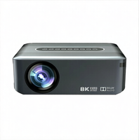 Projecteur domestique X1 pour l'audio, 300 lumens ANSI, courte distance de projection, image claire, lumière du jour, portable pour le divertissement en intérieur