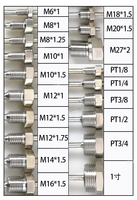 Sonde de température PT100 PT1000 étanche en acier inoxydable, 3 fils, pour contrôleur PID, filetage NPT 1/4 pouce, câble de 1m, RTD
