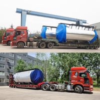 HARGA TERBAIK 1 2 3 4 ton ketel uap Gas industri Horizontal baru