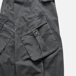 Pantalones Vaqueros Anchos de Mezclilla Gris, Corte Holgado, 100% Mezclilla, Ajuste Relajado, Jeans Utilitarios de Alta Calidad - Product Image 4