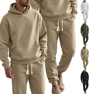 Ensemble de survêtement décontracté pour homme Cross Border Tk, printemps-automne, vert armée, noir, kaki, blanc, en polyester, sweat-shirt et pantalon - Product Image 3
