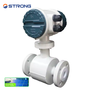 Débitmètre électromagnétique de grande taille DN450 DN1000 pour boue, minerai, pulpe, bière, huile, <span class=keywords><strong>gaz</strong></span>, air, eau 1,6 Mpa avec revêtement en caoutchouc - Product Image 3