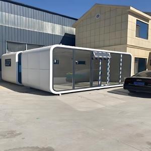 2025 phong cách mới thông minh 20ft 40ft nhà di động đúc sẵn thép táo cabin Pod nhà được trang bị phòng ngủ phòng tắm nhà bếp bao gồm - Product Image 5