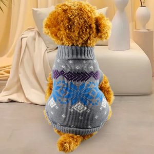 Maglione lavorato a maglia caldo primavera e autunno con etichetta personalizzata elastica ad alta elasticità e Anti perdita di capelli per <span class=keywords><strong>vestiti</strong></span> di cani da gatto - Product Image 1