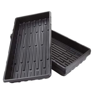 Kit de plateaux à semis en plastique robuste avec couvercle pour la germination des semis - Product Image 3