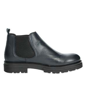Bottes mi-mollet pour homme Hermann Scott, bleu, taille 43, hauteur de talon Blu Martin Boots - Product Image 4