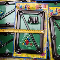 Mini table de billard portable, marché nocturne, étal de rue, jouet en gros, matière plastique, 21x14cm, amusant, vente chaude