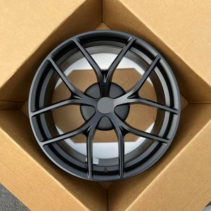 Nuovi Cerchi in Lega di Alluminio Forgiato da <span class=keywords><strong>18</strong></span>, 19, 20 Pollici per Tesla Model <span class=keywords><strong>3</strong></span>, 5x114.<span class=keywords><strong>3</strong></span>, Finitura Nero Opaco, Offset 40mm - Product Image 2