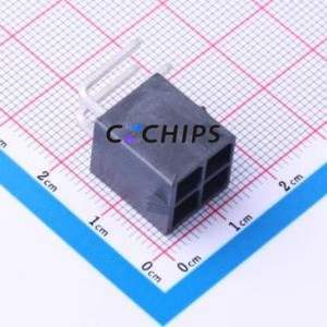 X5700WR-2x02-LPSW Wire-to-Board Pin Header Bent Lead Through Hole,P=5.7mm Connector 2x2P 5.7mm Right Angle Insert 4P - Product Image 1