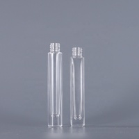 Bouteille Roll-on en Verre à Fond Épais 10ml 2026, Rechargeable, pour Soins de la Peau, Parfums et Huiles Essentielles, avec Couvercle en Bambou